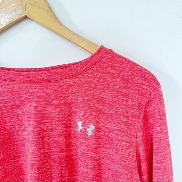 Under Armour Coral Orange Long Sleeve Shirt - Picture 4 of 8